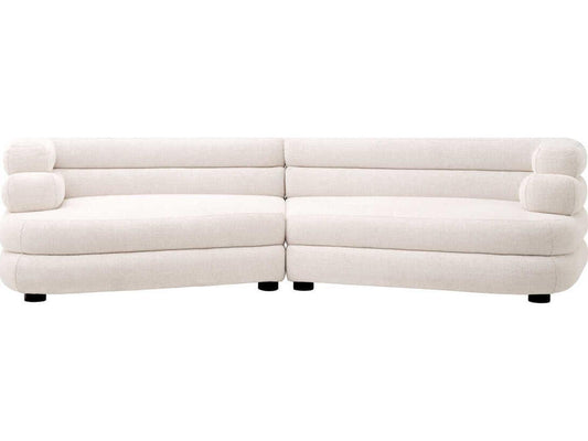 Malaga White Upholstered Modular