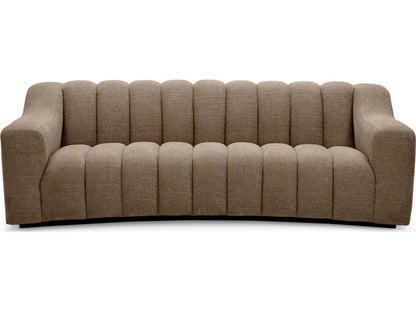 Kelly S 3-Seat Sofa in Stratfort Warm Grey Fabric