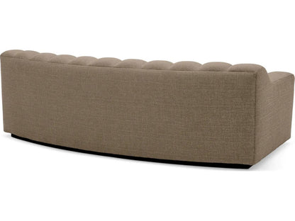 Kelly S 3-Seat Sofa in Stratfort Warm Grey Fabric