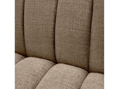 Kelly S 3-Seat Sofa in Stratfort Warm Grey Fabric