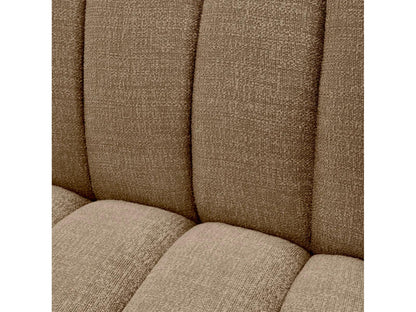 Kelly S 3-Seat Sofa in Stratfort Brown Fabric