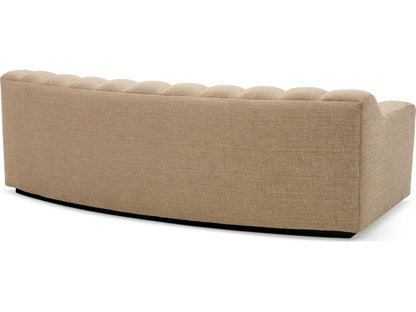 Kelly S 3-Seat Sofa in Stratfort Sand with Black Base