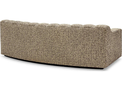 Kelly S 3-Seat Montclair Dark Brown Fabric Sofa