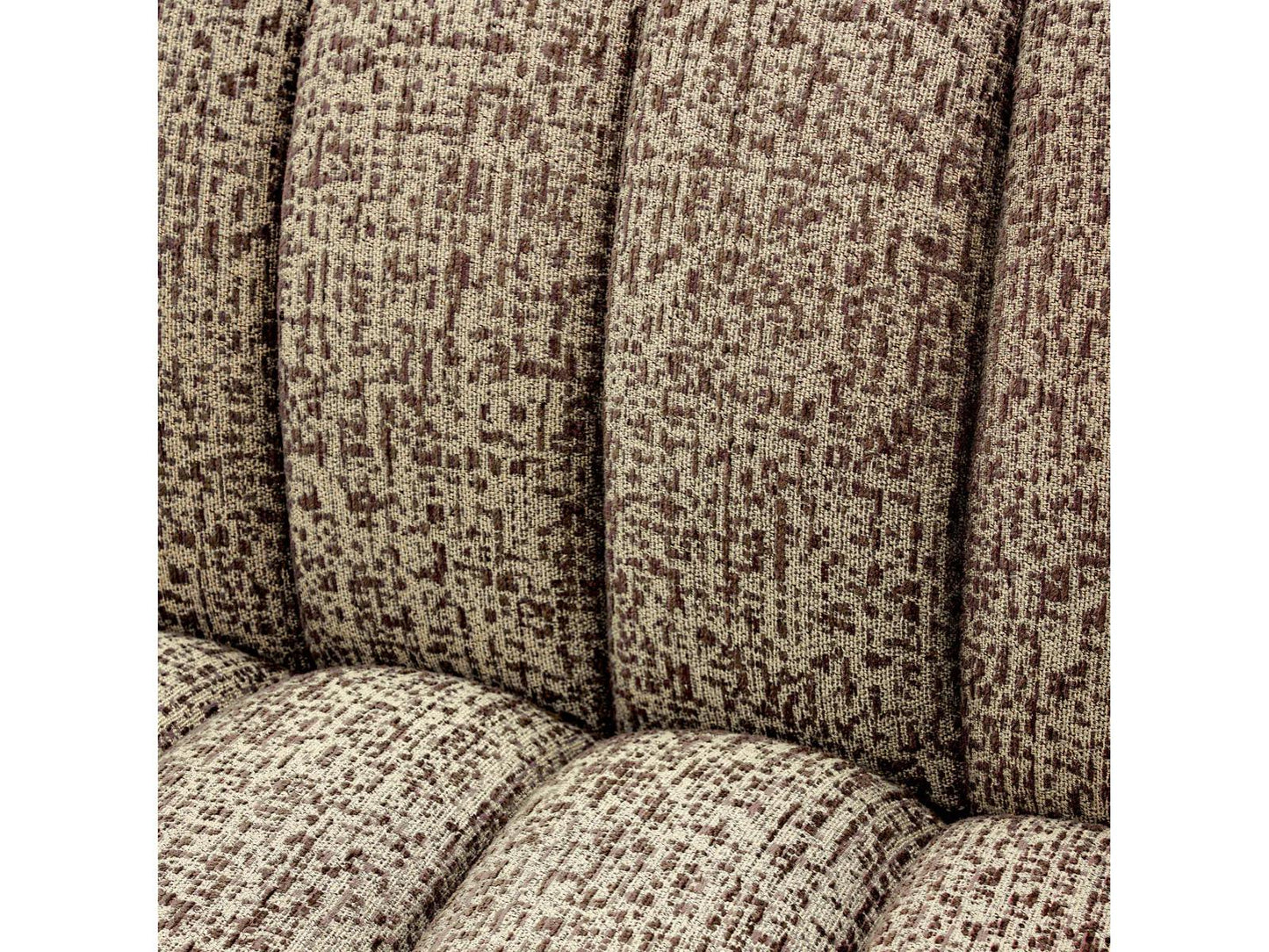 Kelly S 3-Seat Montclair Dark Brown Fabric Sofa