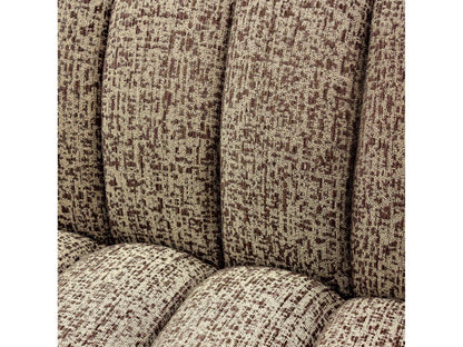 Kelly S 3-Seat Montclair Dark Brown Fabric Sofa