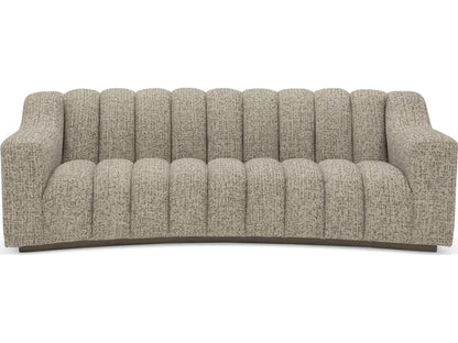 Kelly S 3-Seat Fabric Sofa in Montclair Warm Grey