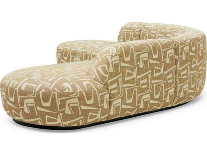 Bjorn Davenport Light Brown Polyester Blend Sectional Sofa