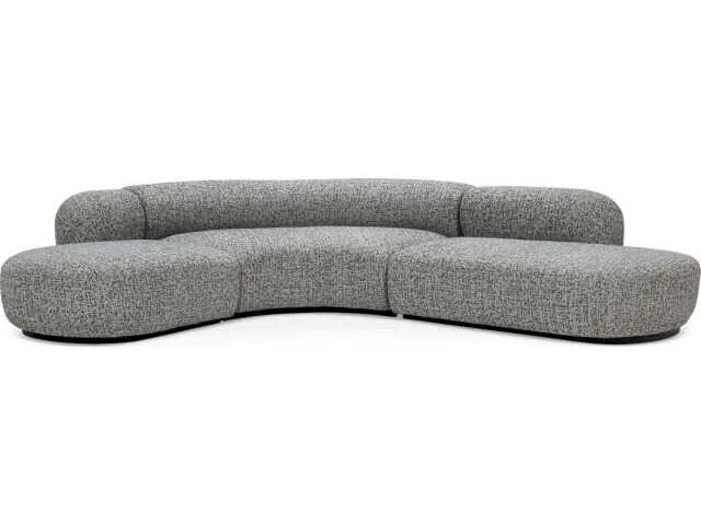 Bjorn Gray Upholstered 2-Piece Sectional Sofa
