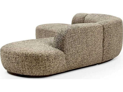 Bjorn Upholstered 4-Seat Curved Modular Sectional Sofa