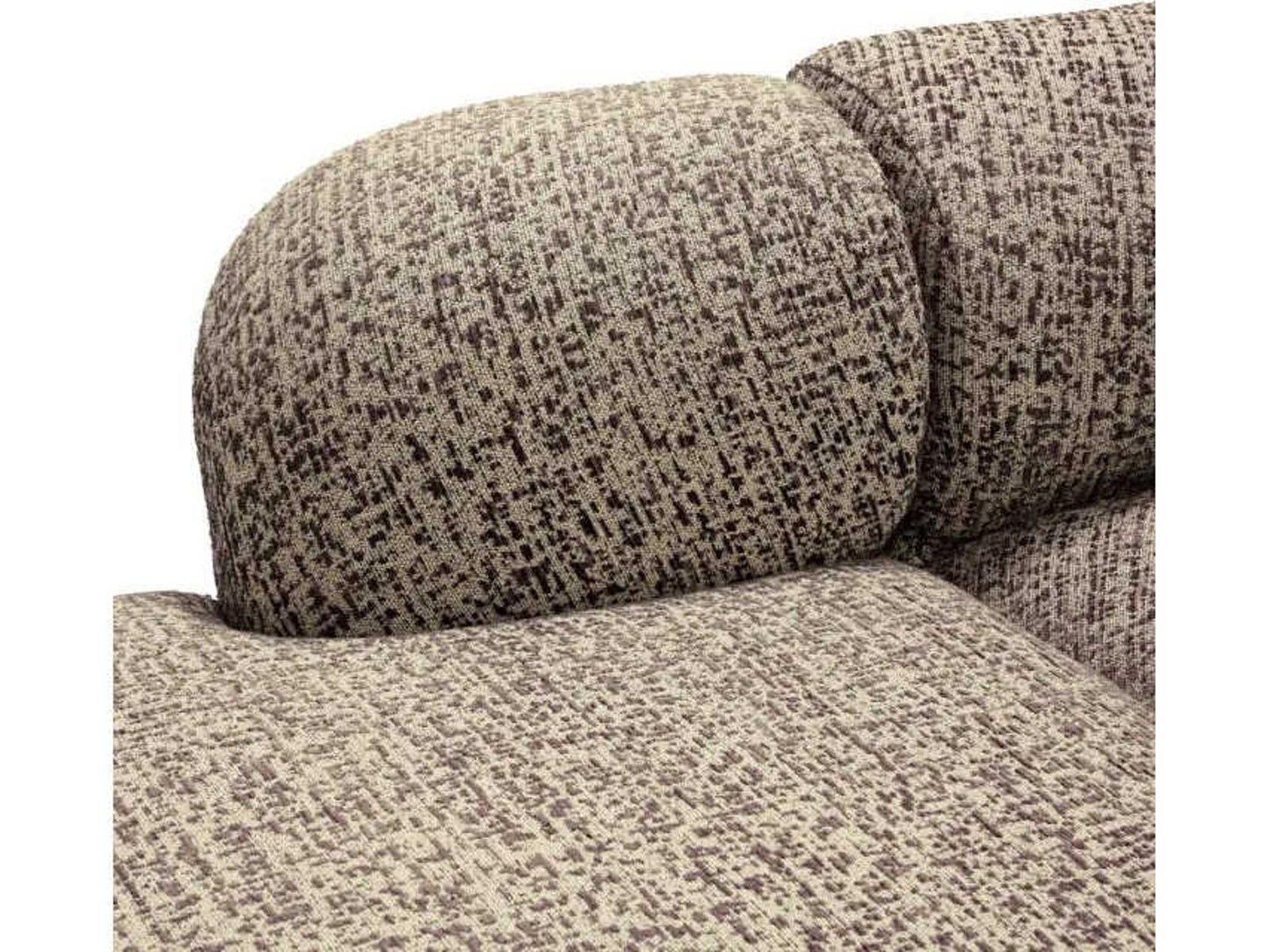 Bjorn Upholstered 4-Seat Curved Modular Sectional Sofa