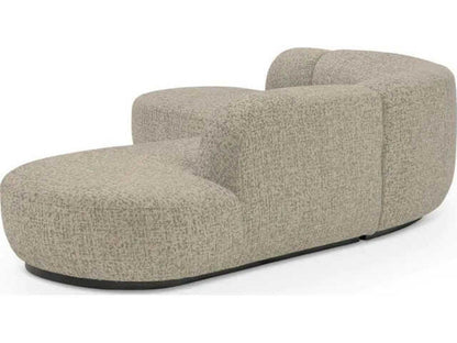 Bjorn 4-Seat Gray Upholstered Sectional Sofa