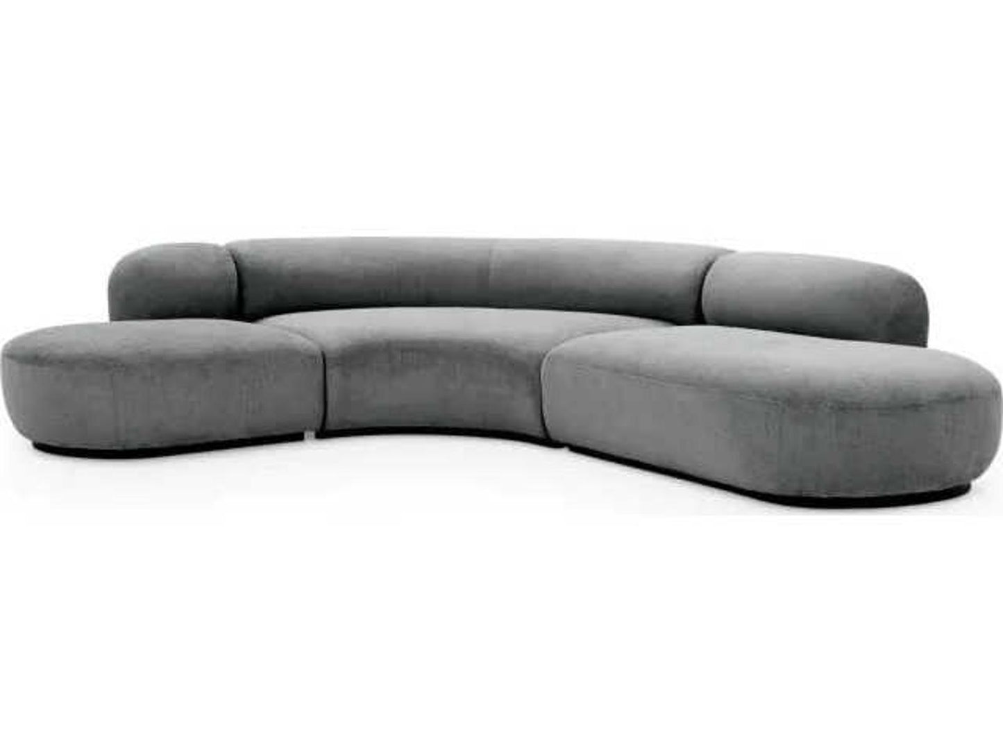 Bjorn Gray Upholstered Modular Sectional Sofa