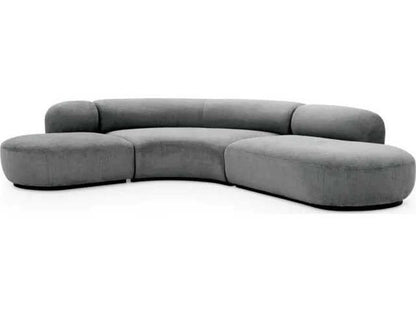 Bjorn Gray Upholstered Modular Sectional Sofa