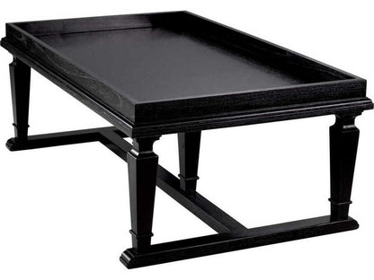 Americana Rectangular Coffee Table in Black Veneer