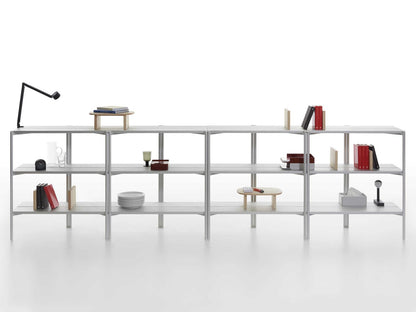 Run By Sam Hecht And Kim Colin Rectangular Clear Anodized Aluminum Console Table