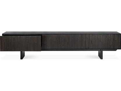 Mosaic Teak Black Tv Cupboard
