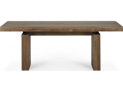 Double Teak Extendable Dining Table