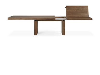 Double Teak Extendable Dining Table