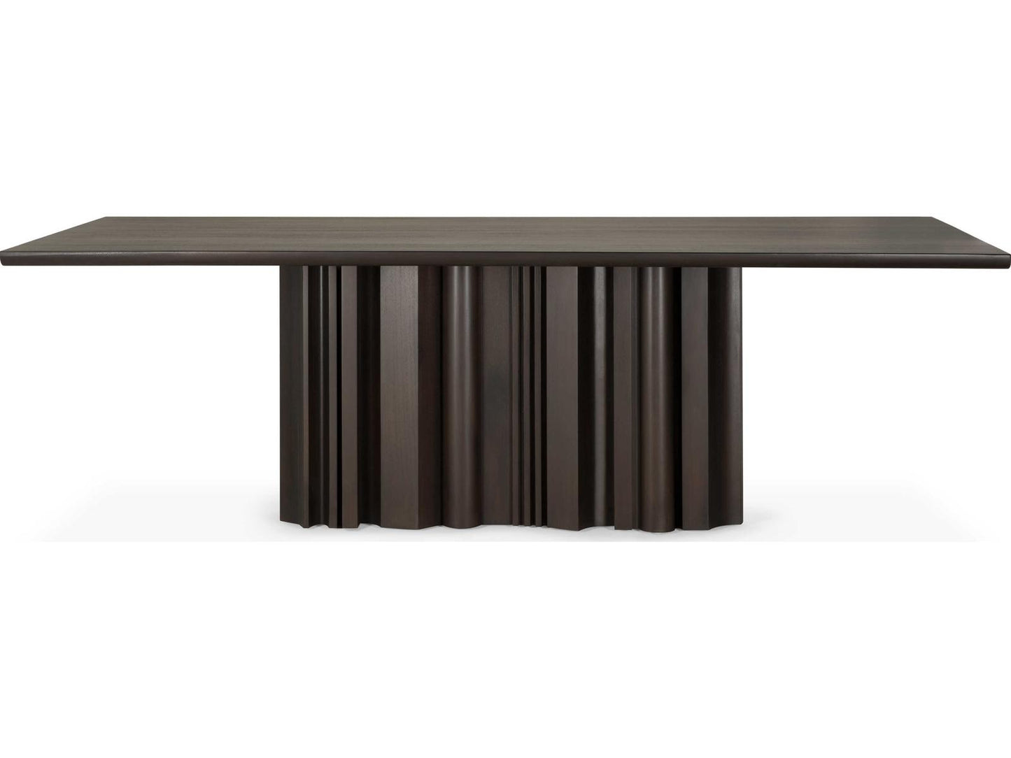 Sequence Rectangle Dining Table in Dark Brown Mahogany