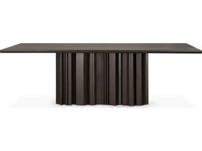 Sequence Rectangle Dining Table in Dark Brown Mahogany