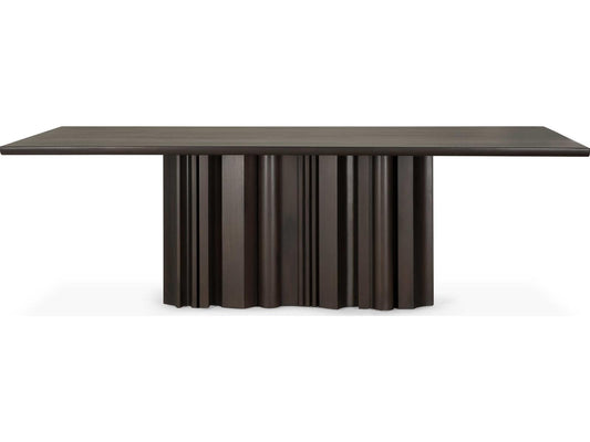 Sequence Rectangle Dining Table in Dark Brown Mahogany
