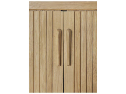 Roller Max 2-Door Oak Sideboard with Sliding Shutters