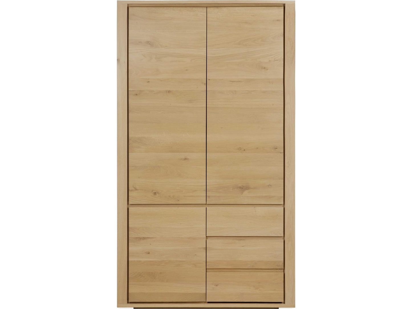Shadow Oak Dresser with 3 Doors and 2 Drawers