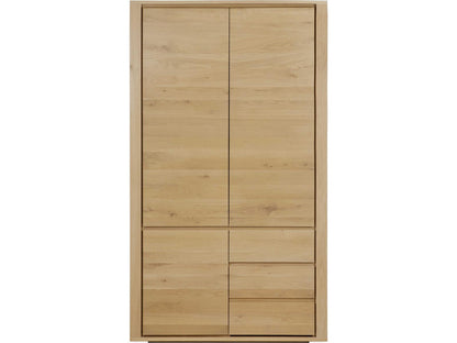 Shadow Oak Dresser with 3 Doors and 2 Drawers