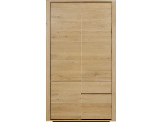 Shadow Oak Dresser with 3 Doors and 2 Drawers