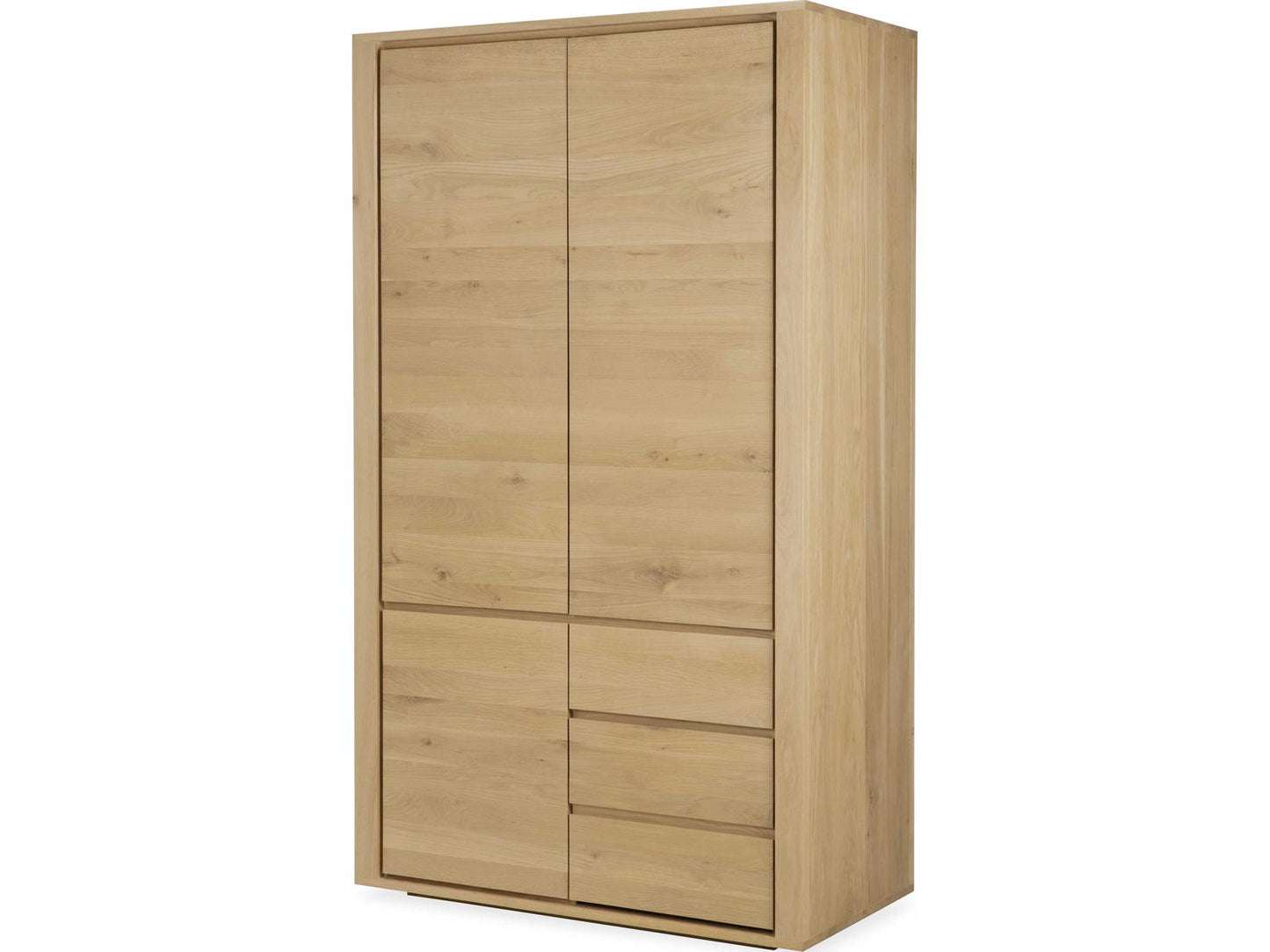 Shadow Oak Dresser with 3 Doors and 2 Drawers
