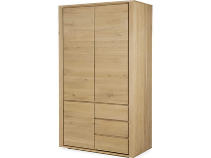 Shadow Oak Dresser with 3 Doors and 2 Drawers