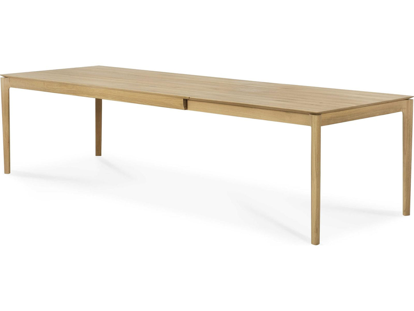 Bok 79-Inch Rectangle Extendable Dining Table in Solid Oak