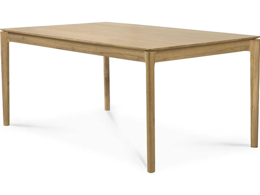 Bok Extendable Rectangular Dining Table in Solid Oak