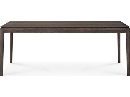 Bok 79-118 Inch Extendable Oak Dining Table in Oak Brown