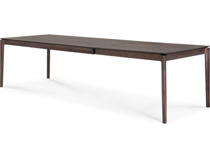 Bok 79-118 Inch Extendable Oak Dining Table in Oak Brown