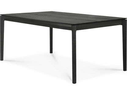 Bok Black Oak Extendable Dining Table 55-87 Inch