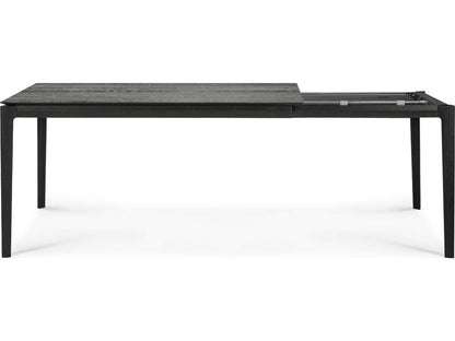 Bok Black Oak Extendable Dining Table 55-87 Inch
