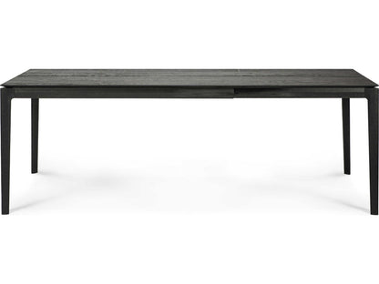 Bok Black Oak Extendable Dining Table 55-87 Inch