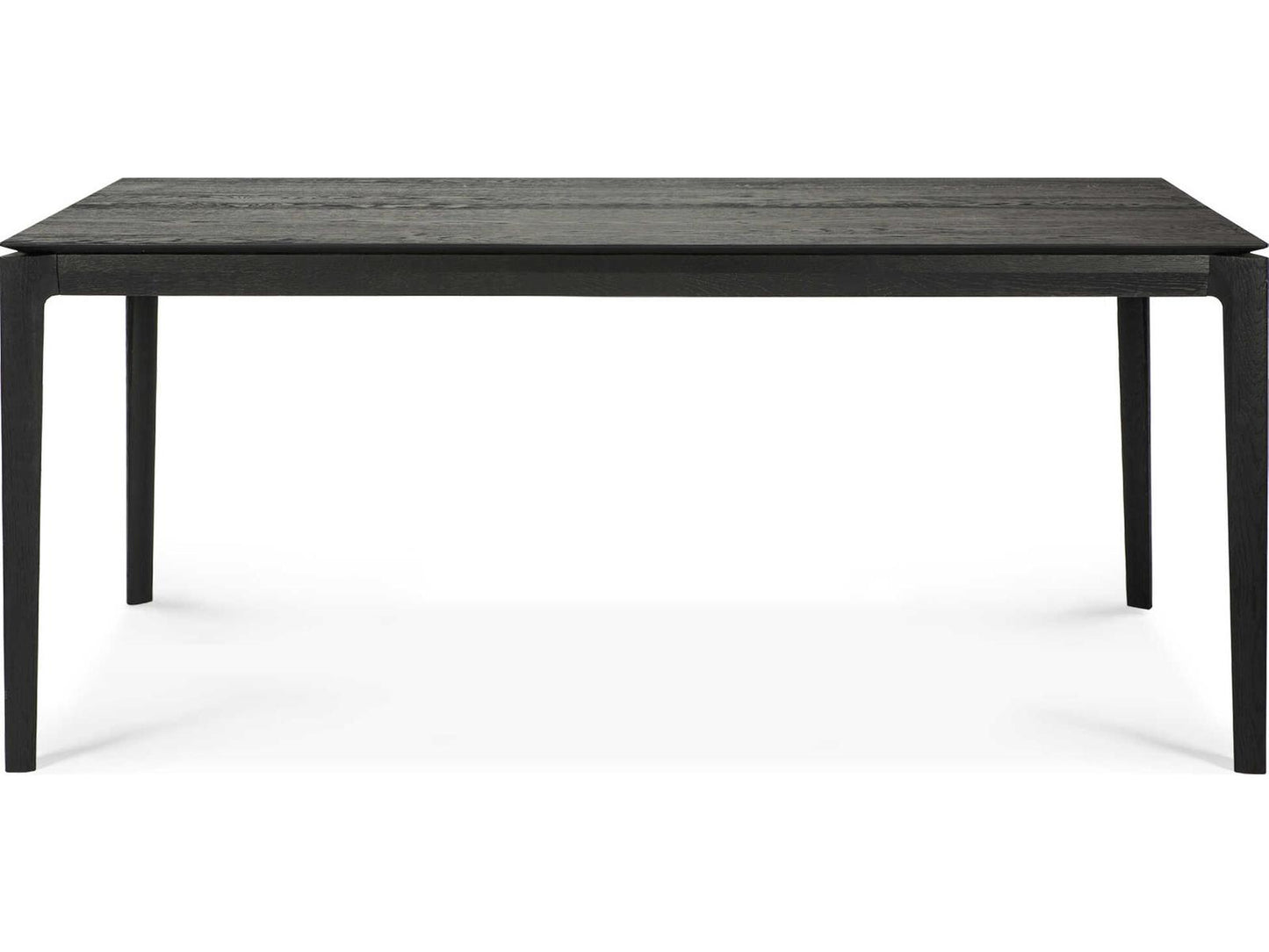 Bok 71-110 Inch Extendable Rectangle Dining Table Black Oak