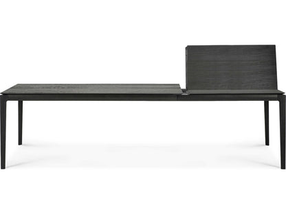 Bok 71-110 Inch Extendable Rectangle Dining Table Black Oak