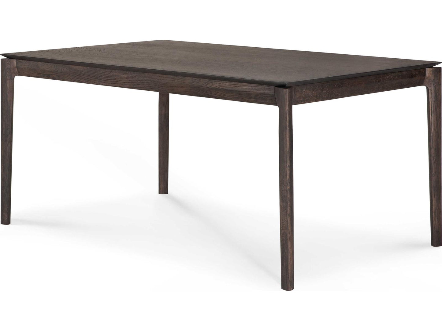 Bok Oak Brown Extendable Dining Table 55 to 87 Inch