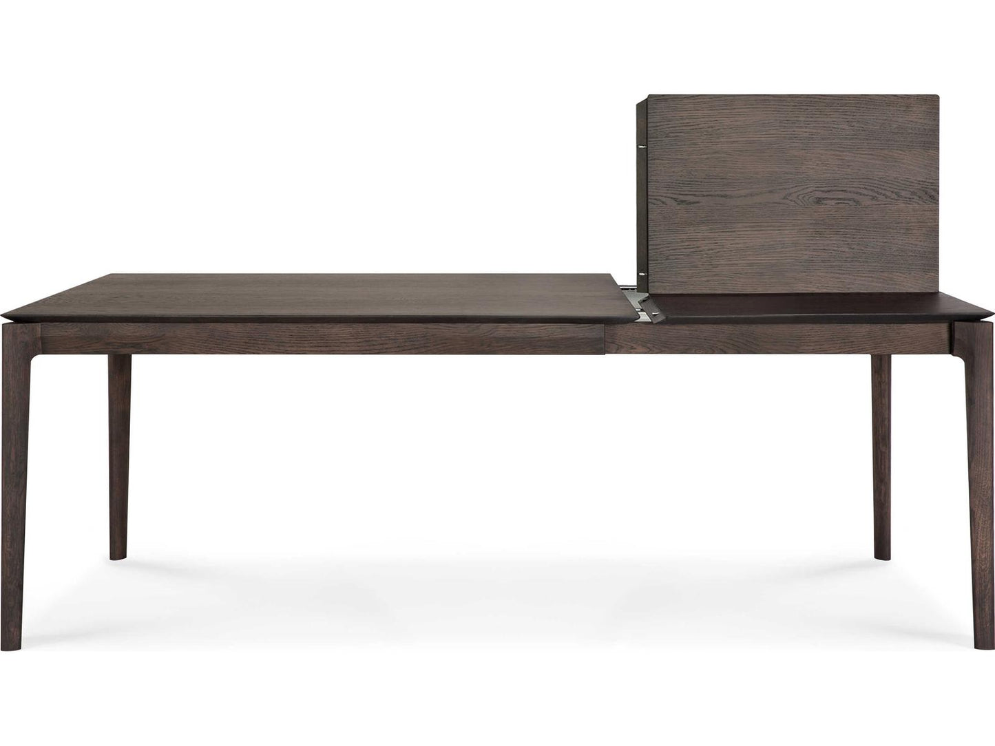 Bok Oak Brown Extendable Dining Table 55 to 87 Inch