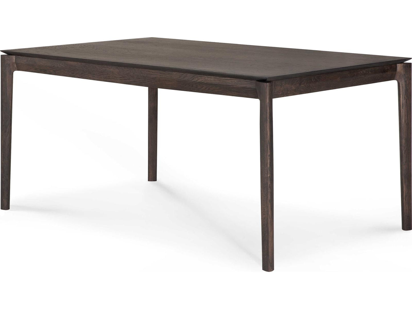 Bok Extendable Rectangle Dining Table in Brown Oak
