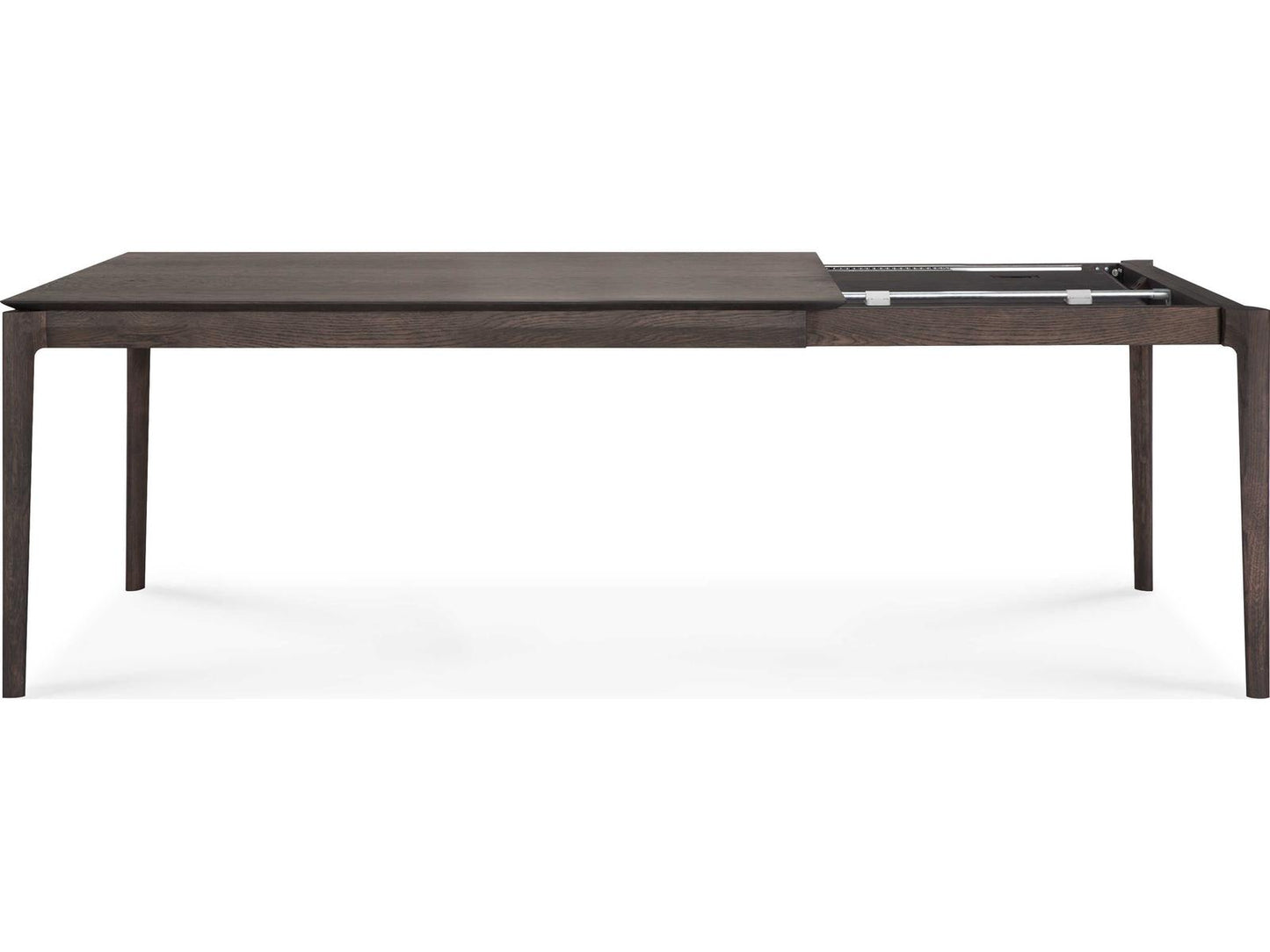 Bok Extendable Rectangle Dining Table in Brown Oak