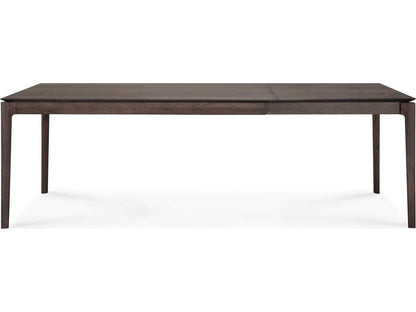 Bok Extendable Rectangle Dining Table in Brown Oak