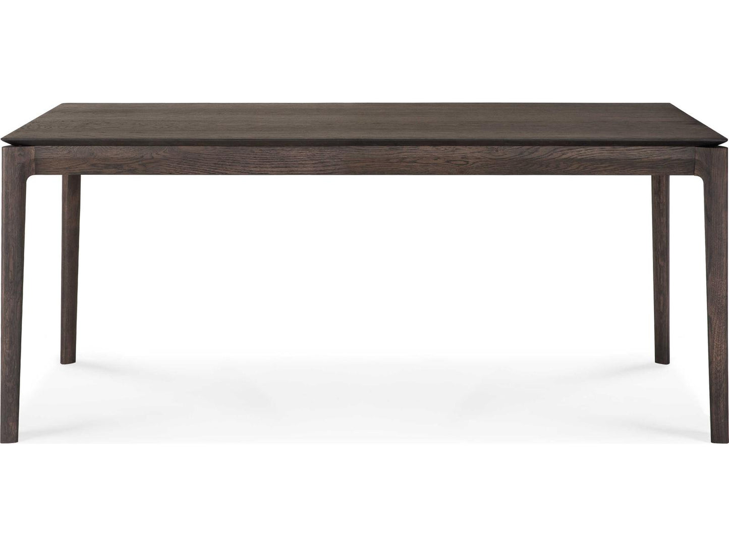 Bok Oak Brown Extendable Dining Table 78 Inch to 118 Inch