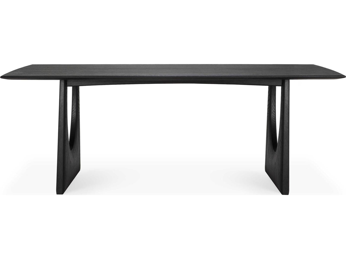 Bok 87-Inch Rectangle Dining Table in Black Oak