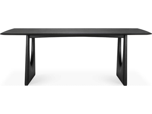 Bok 87-Inch Rectangle Dining Table in Black Oak