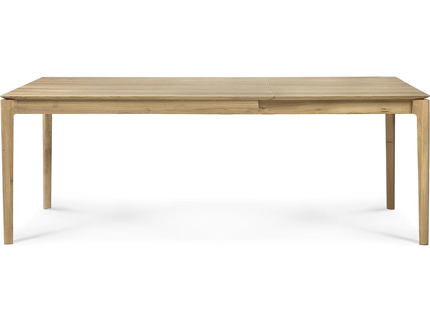 Bok Extendable Dining Table Varnished Oak Rectangular with Seating for 12