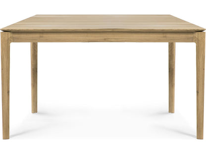 Bok Extendable Dining Table Varnished Oak Rectangular with Seating for 12